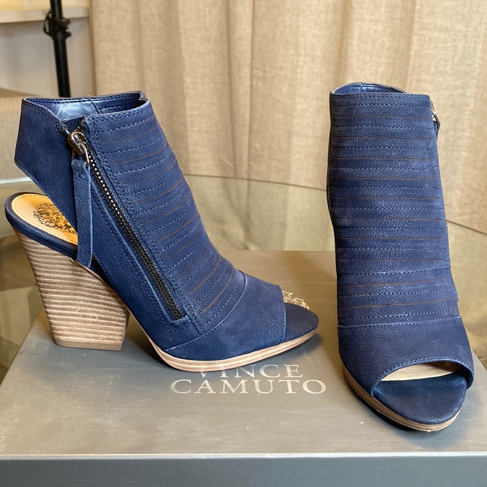 Vince Camuto Open Toe Bootie